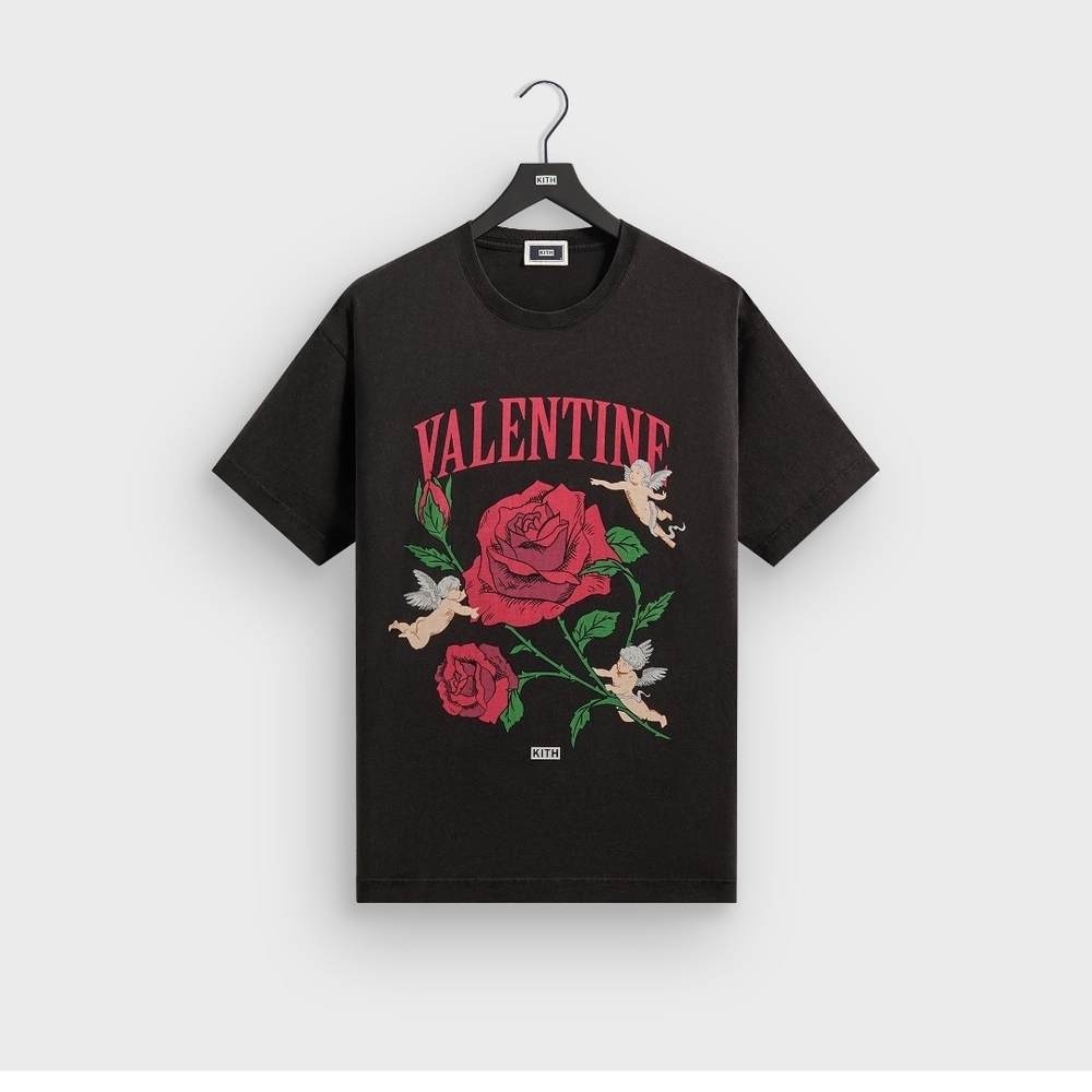 Kith Black Valentine Vintage Tee